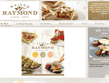 Tablet Screenshot of maison-raymond.com